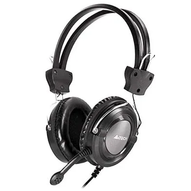 A4 Tech Headphone HS-19-1 Headset - Grey - Rokomari product